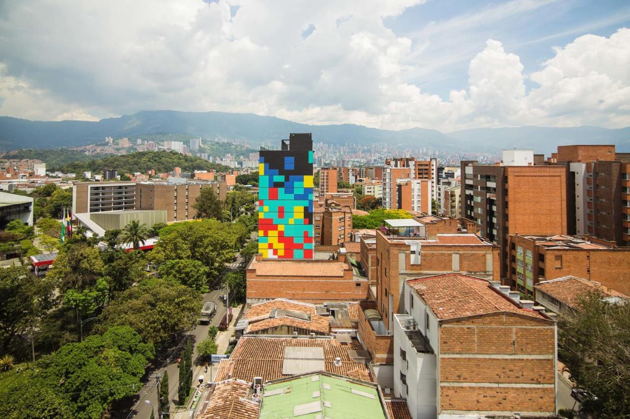 Ferienwohnung Beautiful Loft In Laureles Medellín Exterior foto